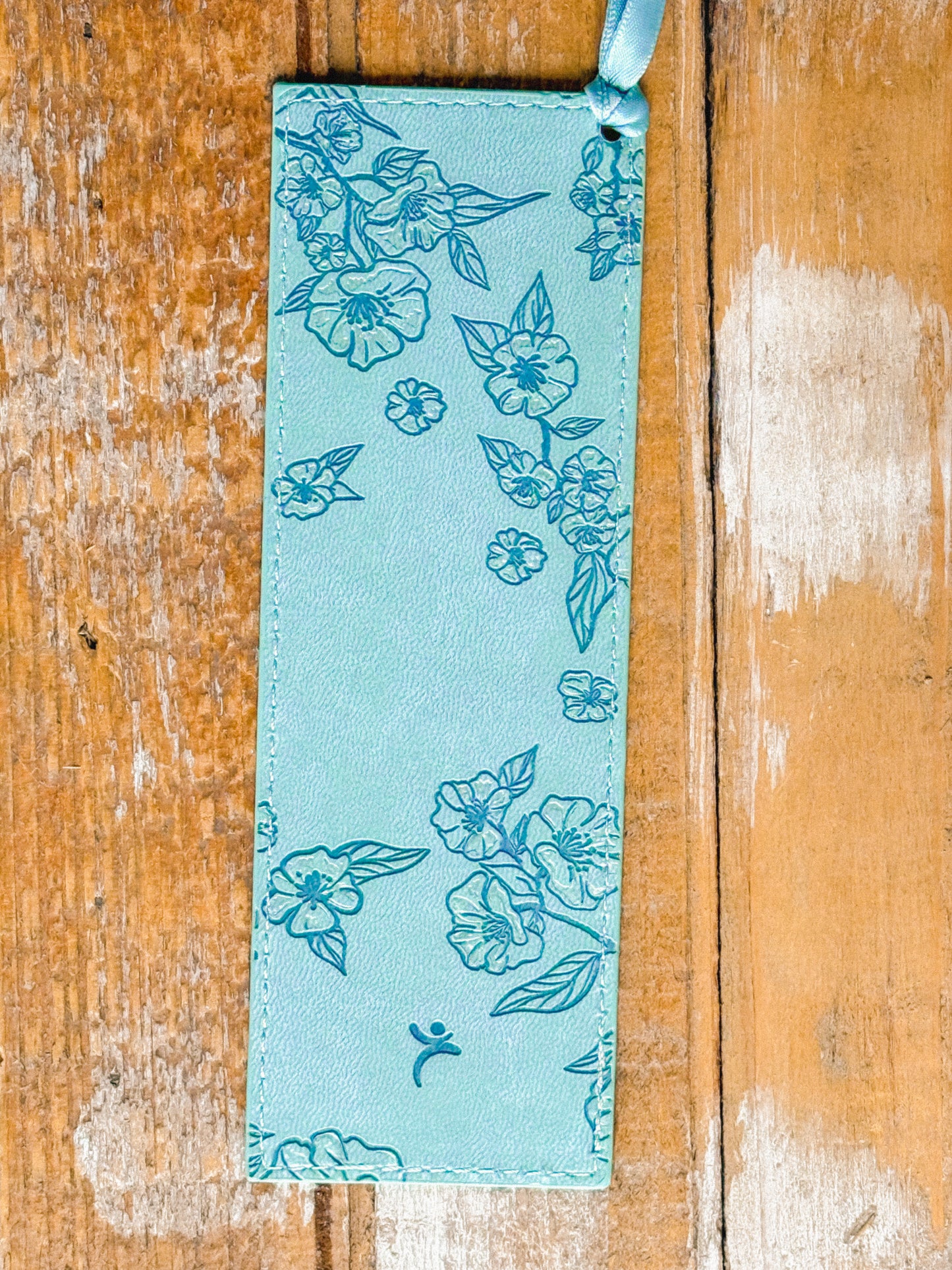 Plans to Prosper You Teal Faux Leather Bookmark
