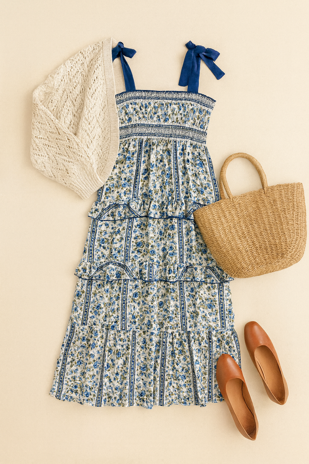 Bluebell Manor Midi Dress