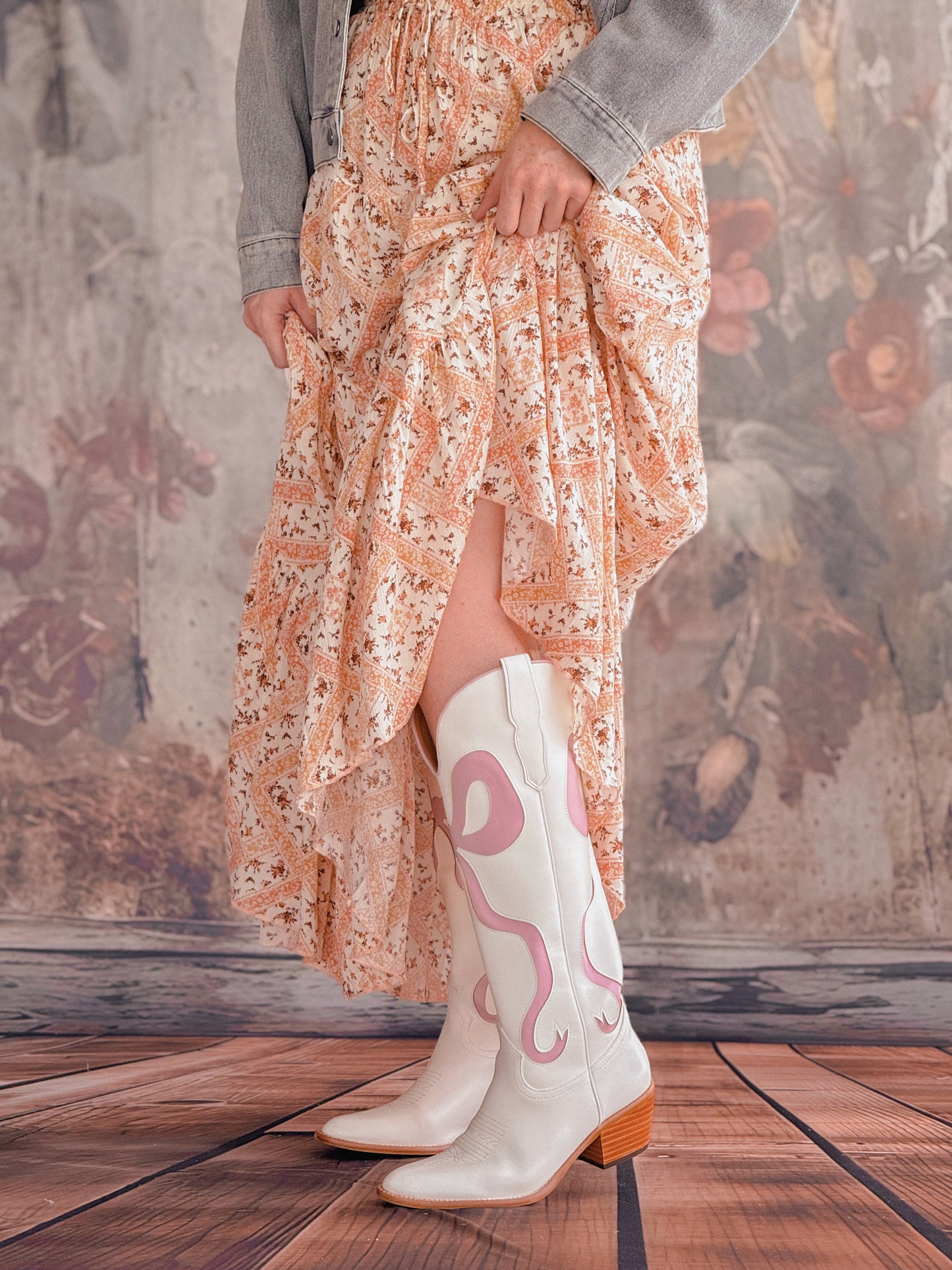 Bramley Bloom Tiered Maxi Skirt