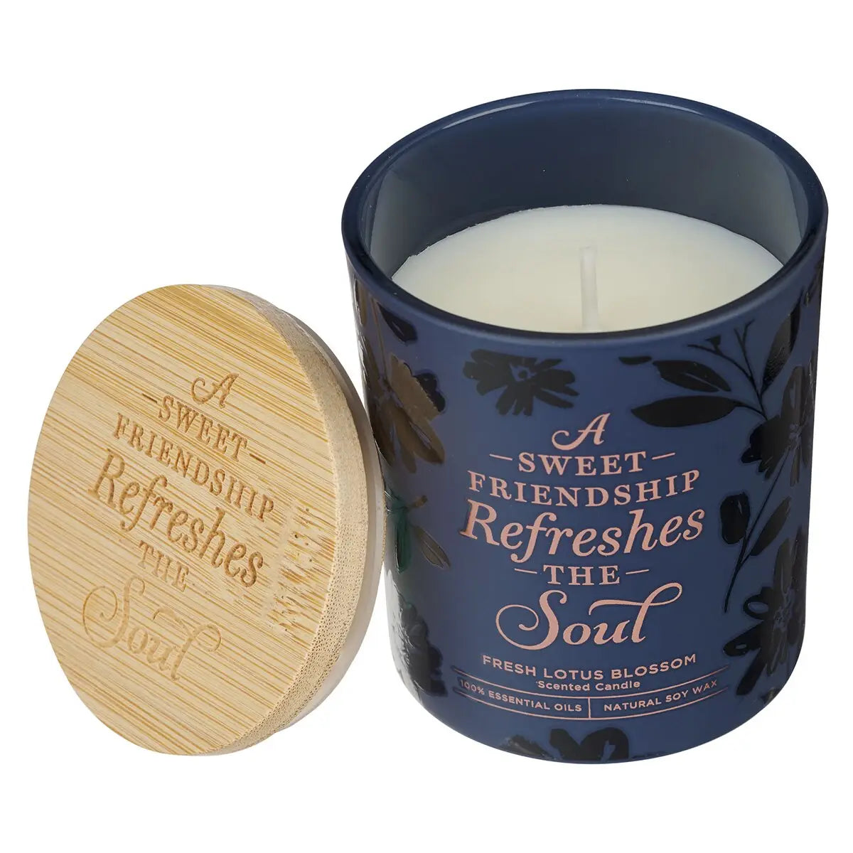 Sweet Friendship Lotus Blossom Candle