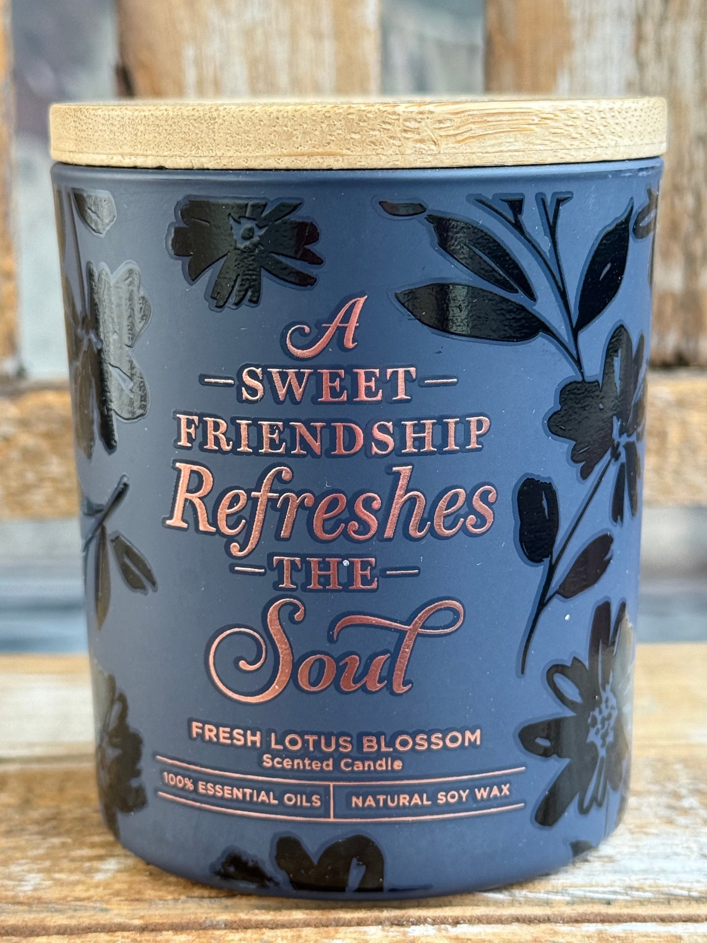 Sweet Friendship Lotus Blossom Candle