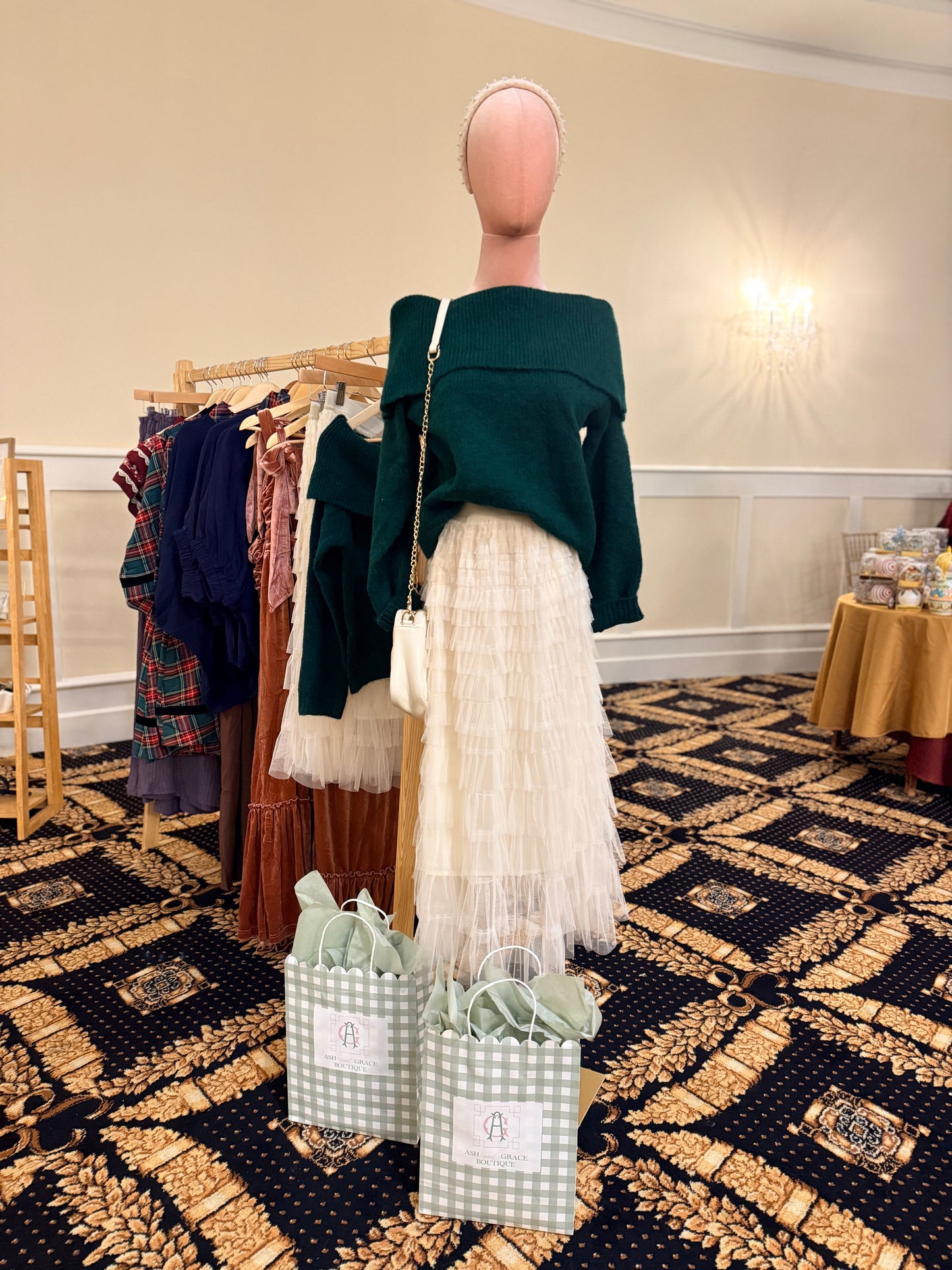 Snowfall at Rosehill Tulle Skirt