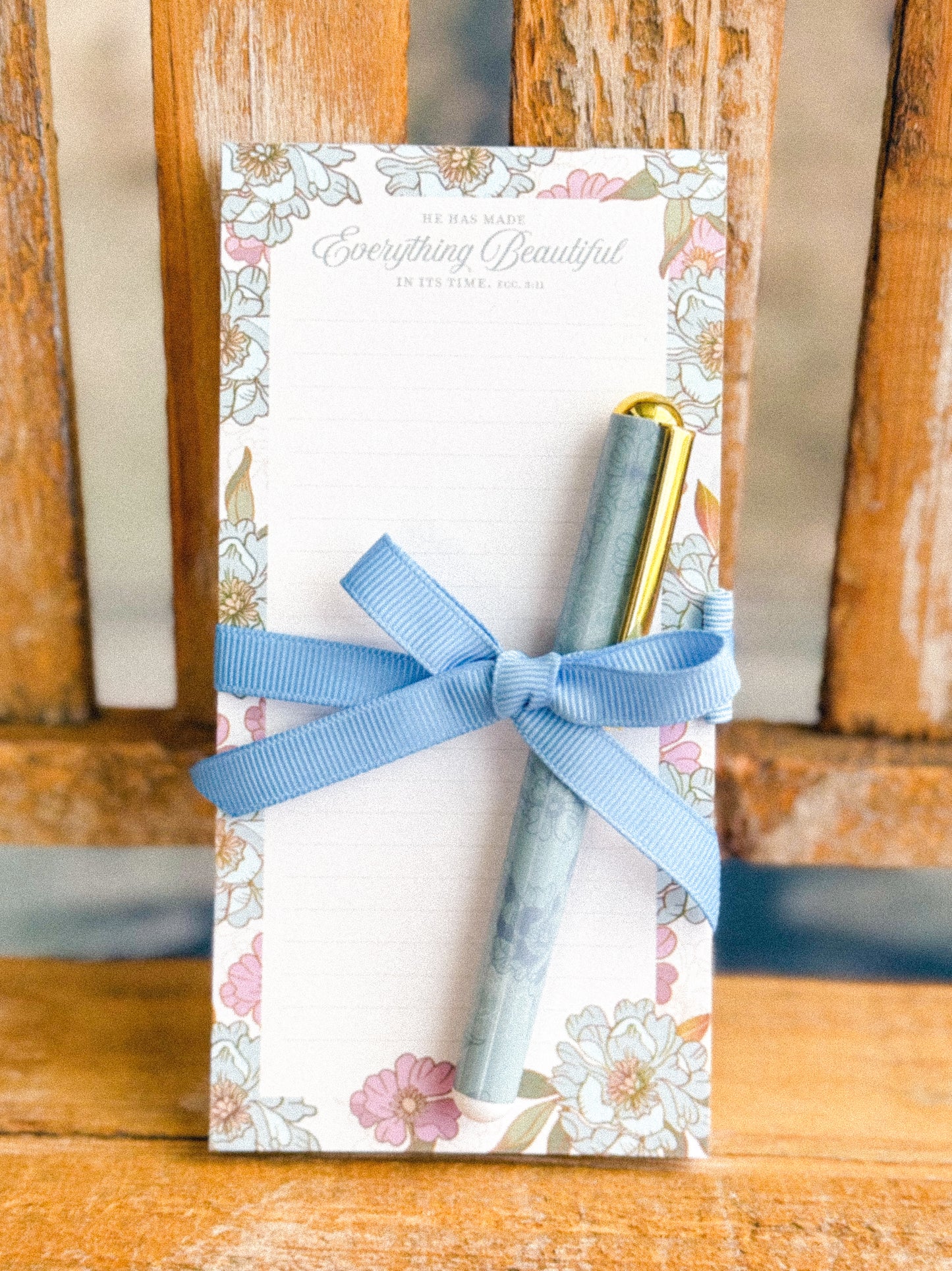 Everything Beautiful Notepad & Pen Set