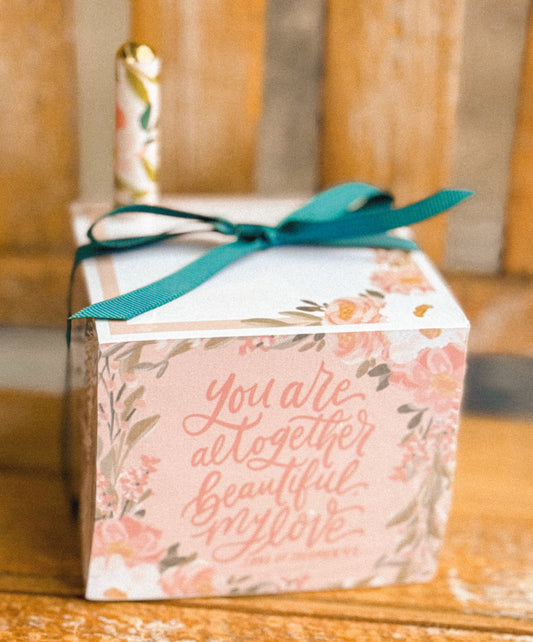 Altogether Beautiful Floral Note Block & Pen