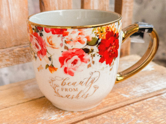 Beauty From Ashes Marigold Mug