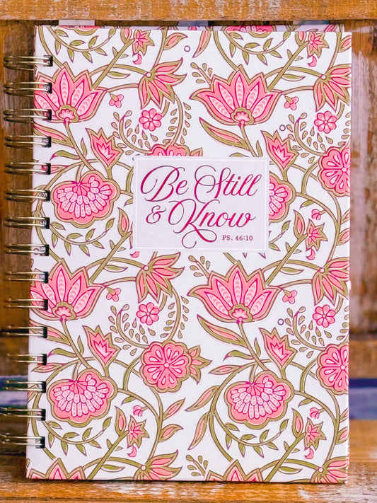 Be Still & Know Pink Journal