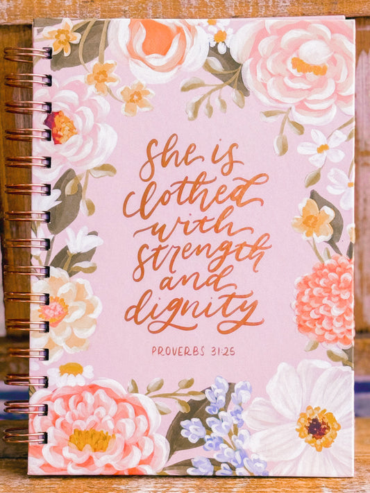 Strength & Dignity Floral Journal
