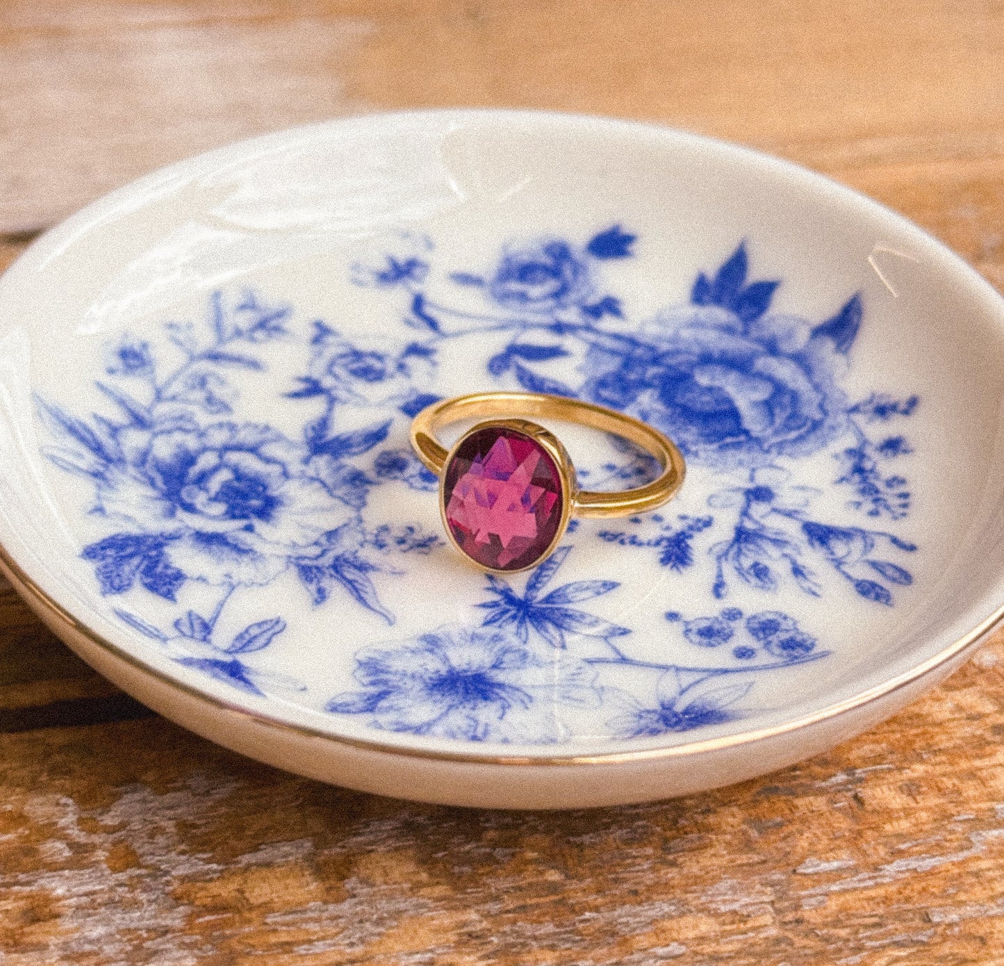 Amethyst Gemstone Ring