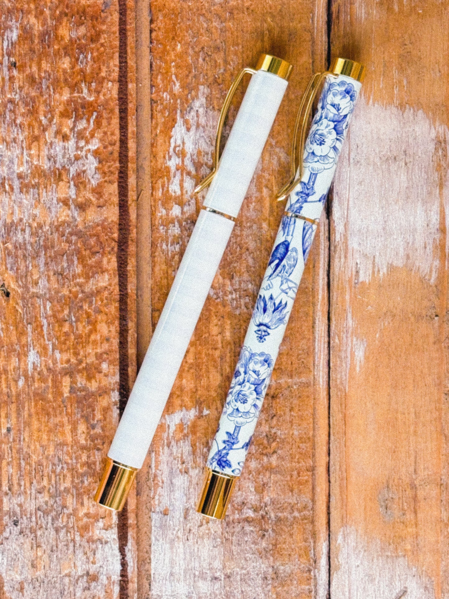 Willowmere Blue Floral Pen Set