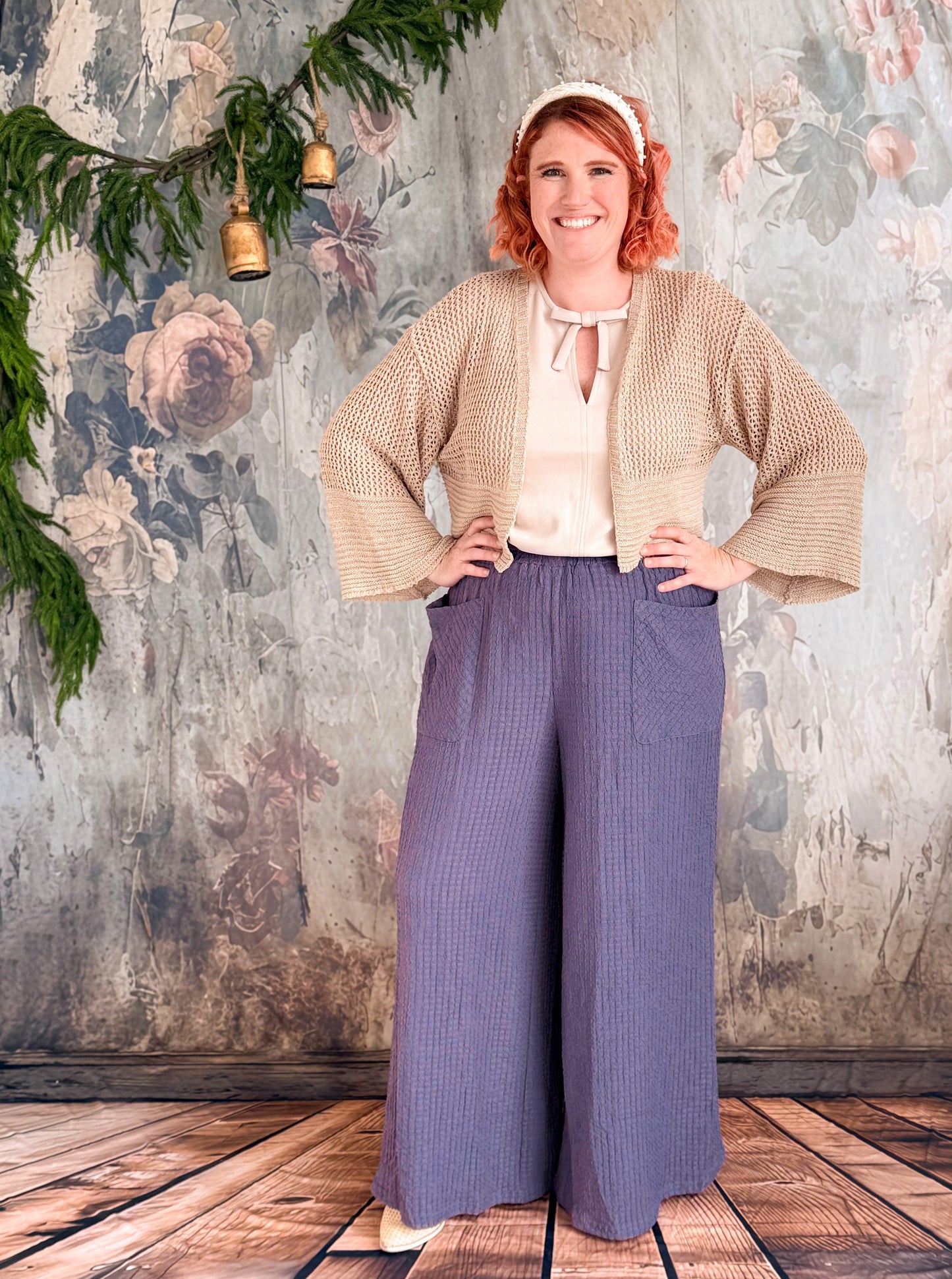 Foxglove Texture Trousers