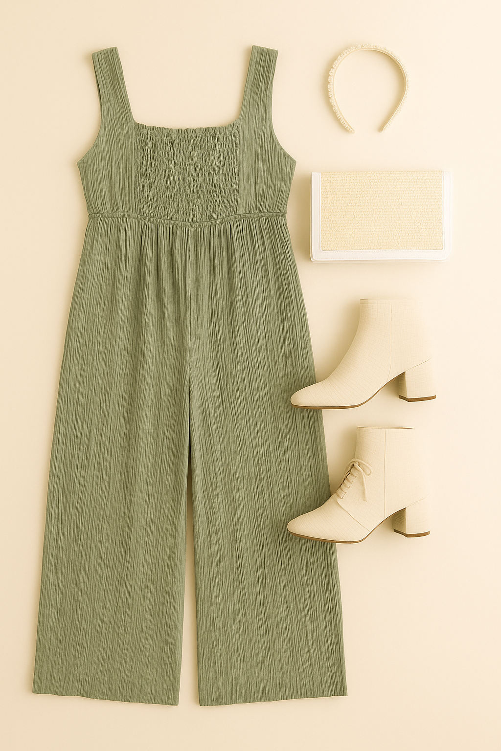 Fernleigh Crinkle Jumpsuit