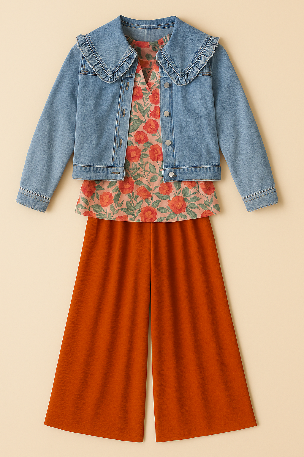 Cotswold Charm Denim Peter Pan Jacket