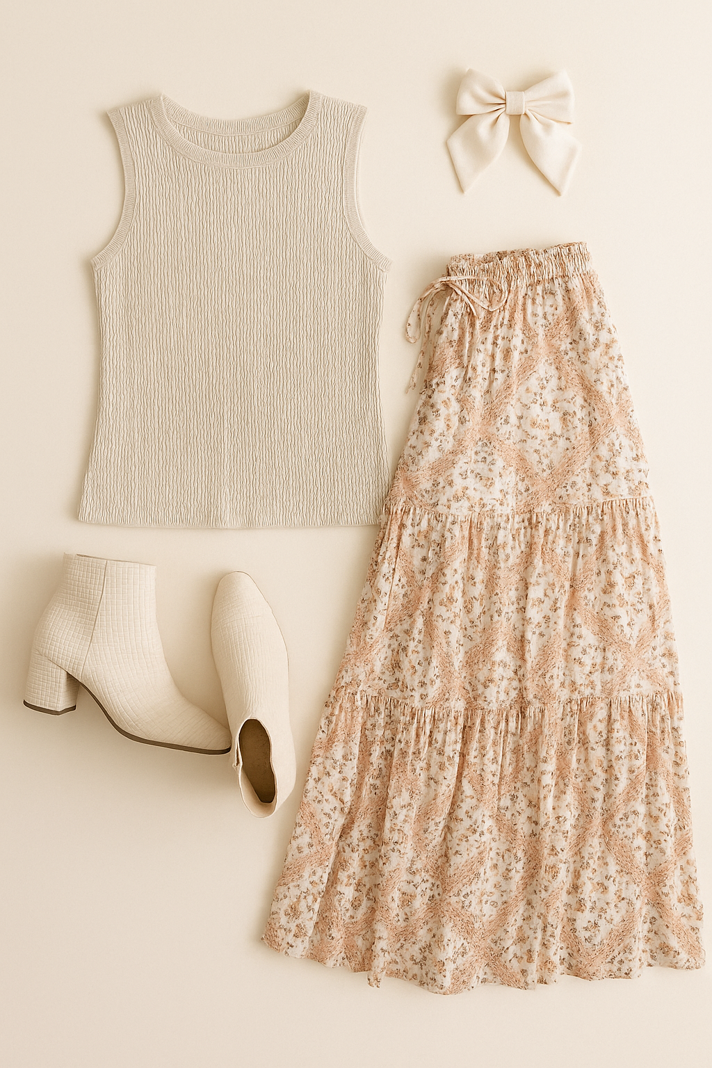 Somerset Cream Knit Tank